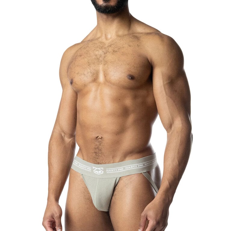 Nasty Pig Nasty Pig Core Jock Strap - Sage Green/White