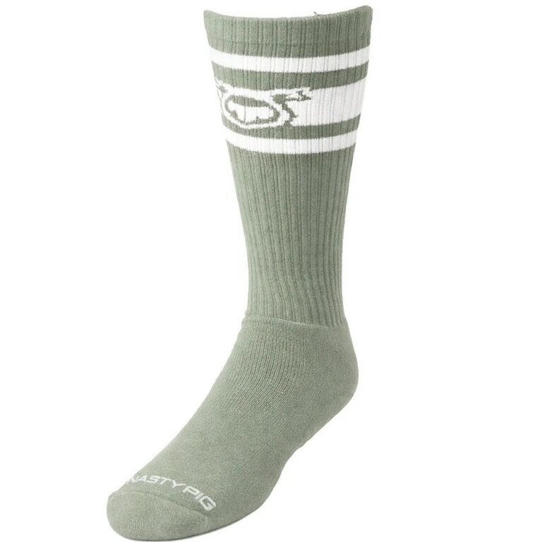 Nasty Pig Nasty Pig Hook'd Up Sport Sock - Sage Green/White