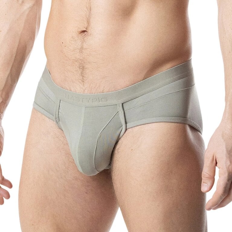 Nasty Pig Nasty Pig Indulge U-Front Brief - Sage Green