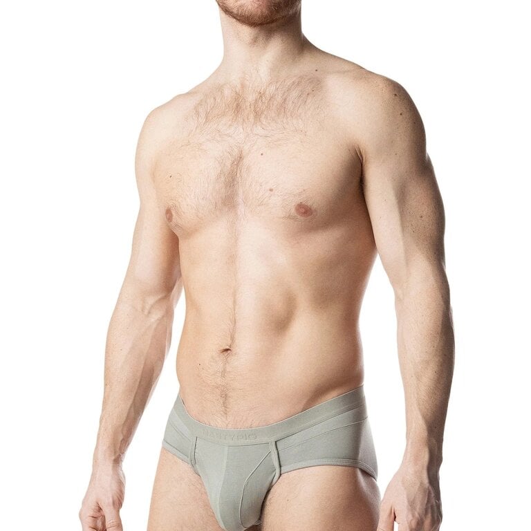 Nasty Pig Nasty Pig Indulge U-Front Brief - Sage Green