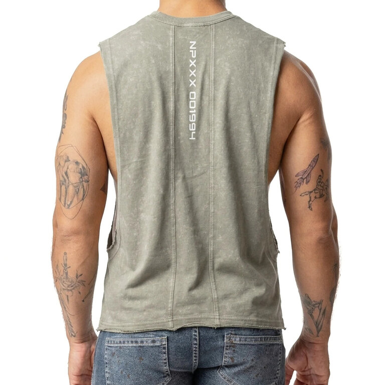 Nasty Pig Nasty Pig Traverse Brandmark Shredder Tank Top - Sage Green