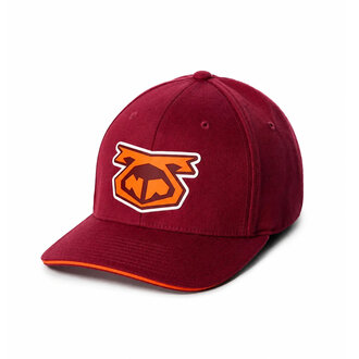 Nasty Pig Nasty Pig Snout Cap 3.0 - Burgundy/Vibrant Orange/White