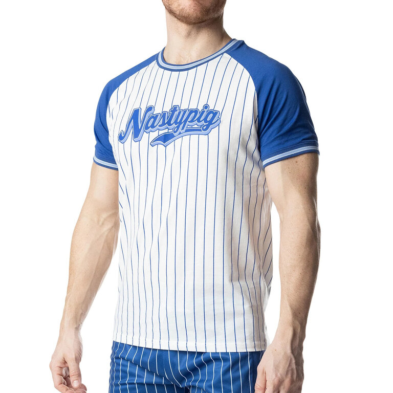Nasty Pig Nasty Pig Third Base Tee - White/Quartz Blue