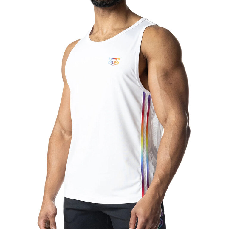 Nasty Pig Nasty Pig Aura Pride Tank Top - White