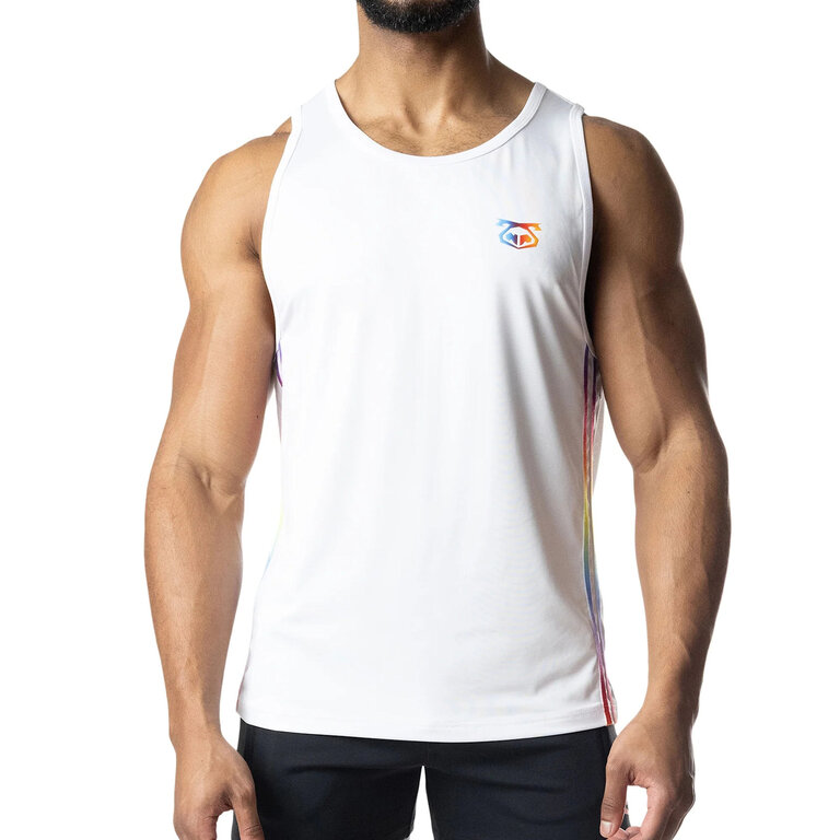 Nasty Pig Nasty Pig Aura Pride Tank Top - White