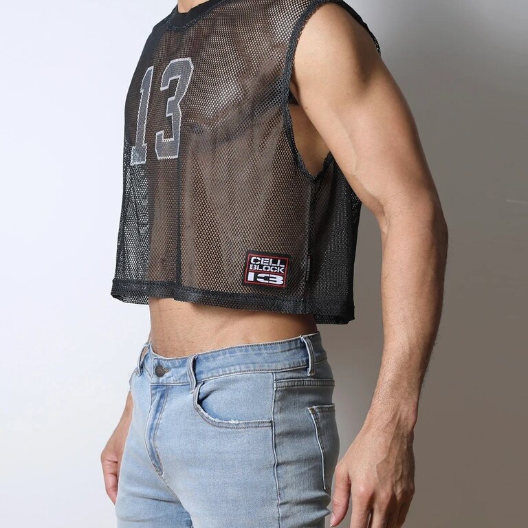 Cellblock13 Cellblock13 Field Goal 13 Mesh Muscle Tee