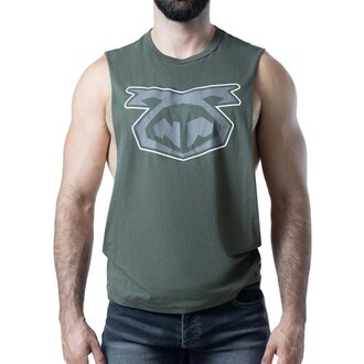 Nasty Pig Nasty Pig Brandmark Shredder Tank Top 3.0 - Army Green/Shark Grey/White