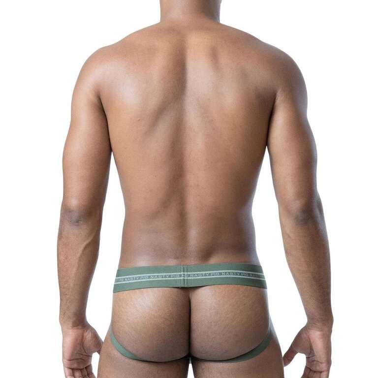 Nasty Pig Nasty Pig Core Jock Strap 3.0 - Army Green/Shark Grey/White