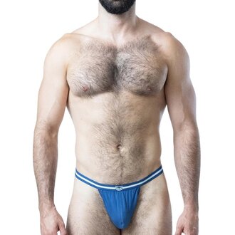 Nasty Pig Nasty Pig Deadlift Thong - Cadet Blue/White