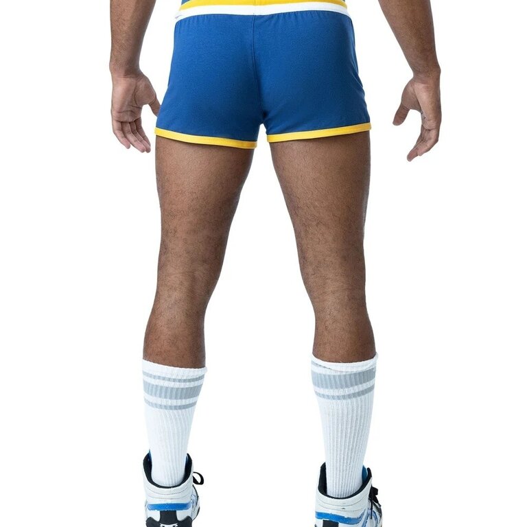 Nasty Pig Nasty Pig Deadlift Trunk Short - Goldenrod/Cadet Blue/White