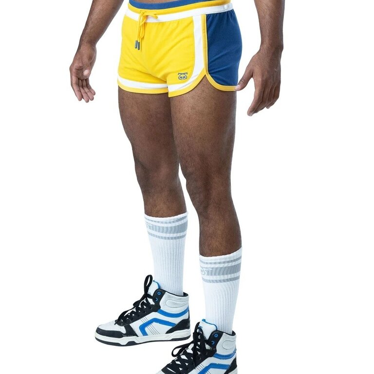 Nasty Pig Nasty Pig Deadlift Trunk Short - Goldenrod/Cadet Blue/White
