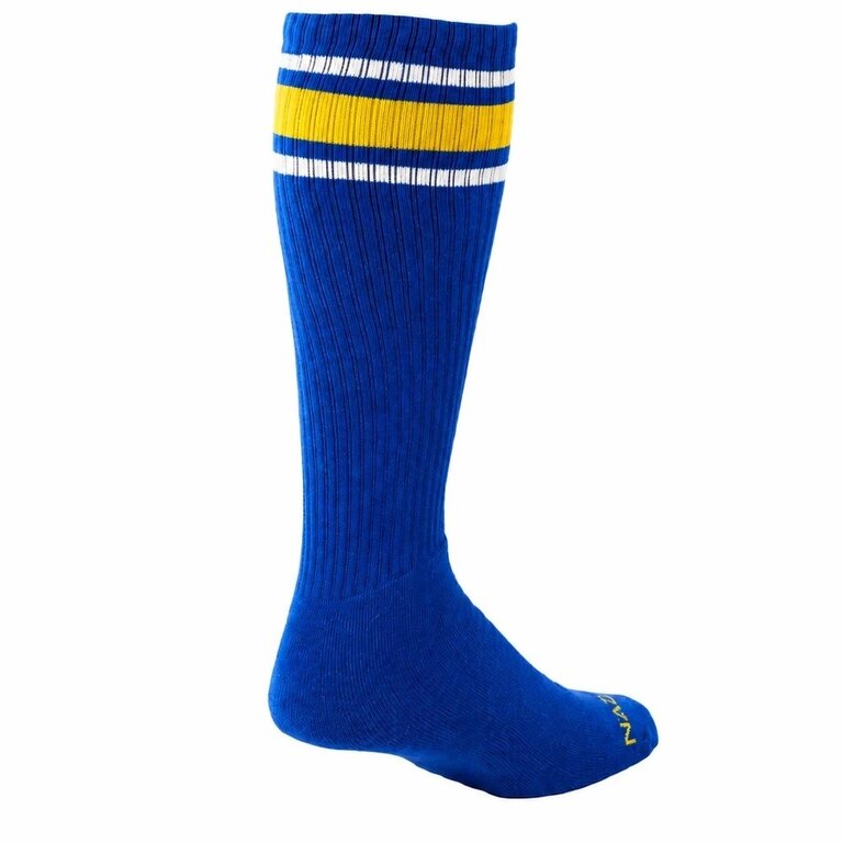 Nasty Pig Nasty Pig Hook'd Up Sport Sock 3.0 - Cadet Blue/Goldenrod/White