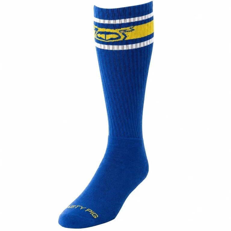 Nasty Pig Nasty Pig Hook'd Up Sport Sock 3.0 - Cadet Blue/Goldenrod/White