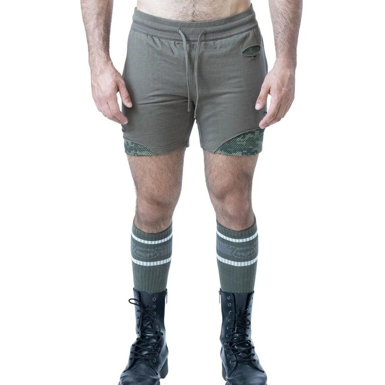 Nasty Pig Nasty Pig Shred Rugby Short - Army Green