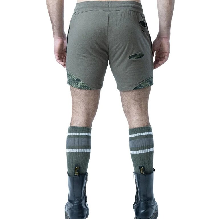 Nasty Pig Nasty Pig Shred Rugby Short - Army Green
