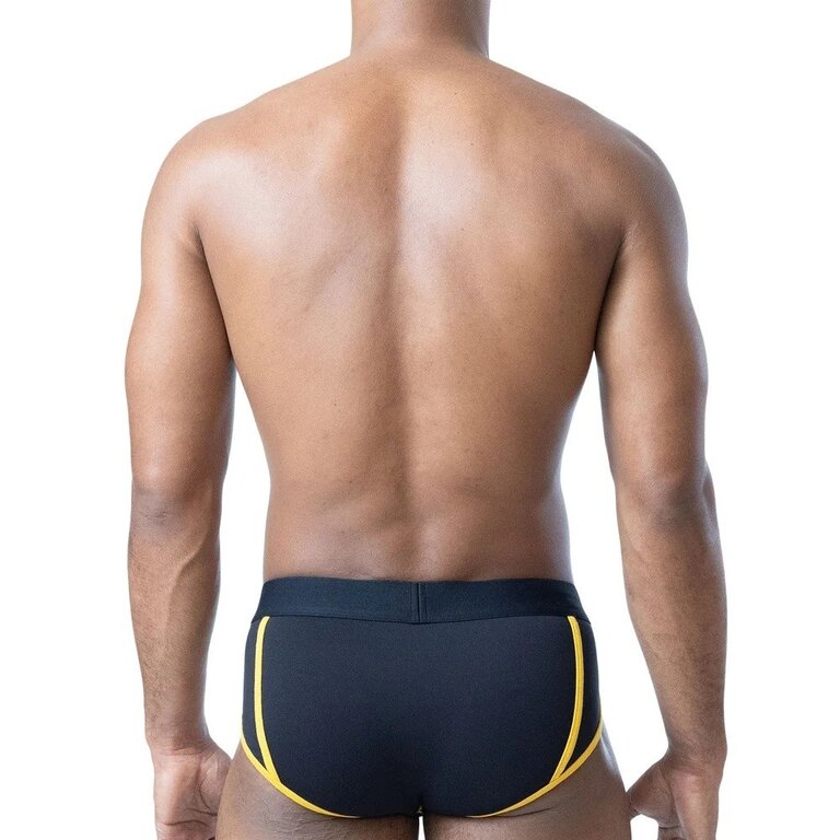 Nasty Pig Nasty Pig Ink Brief- Black/Cadmium Yellow