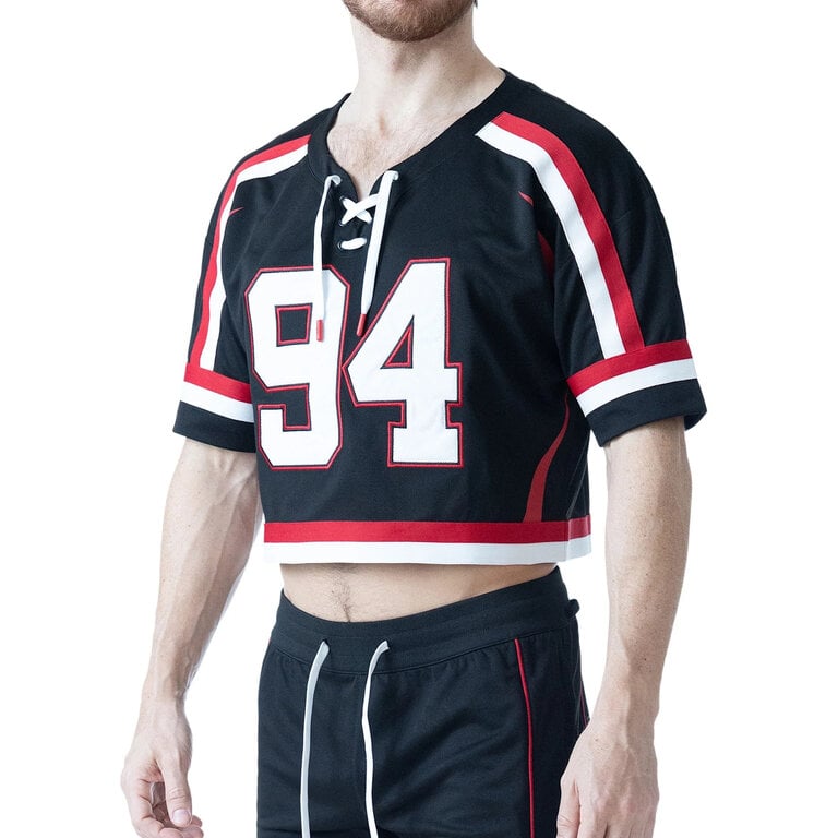 Nasty Pig Nasty Pig Face Off Hockey Jersey - Black/System Red/White