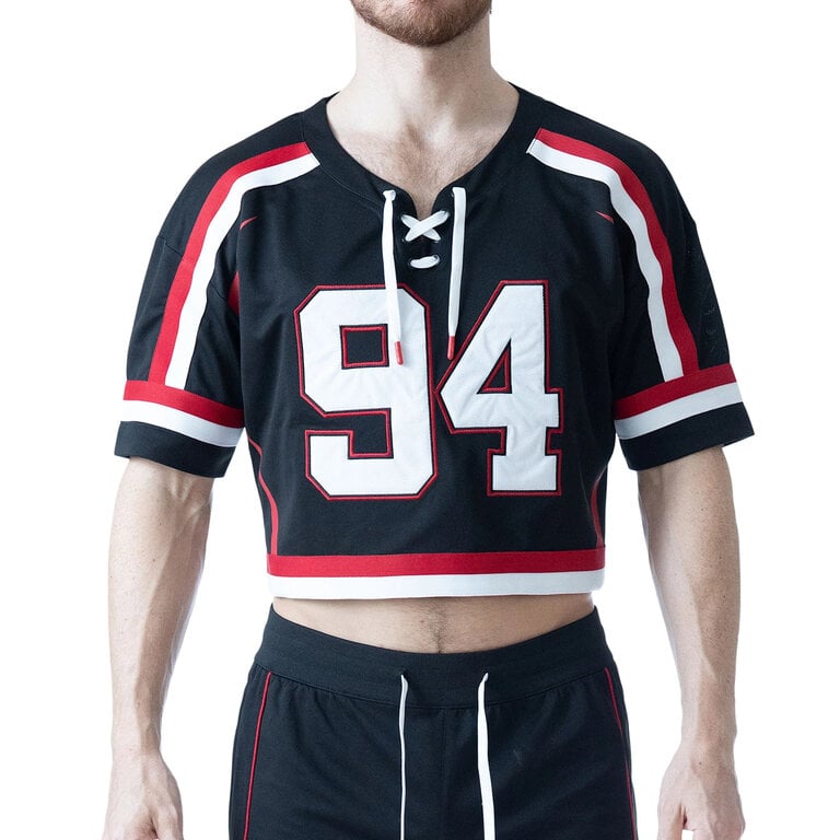Nasty Pig Nasty Pig Face Off Hockey Jersey - Black/System Red/White
