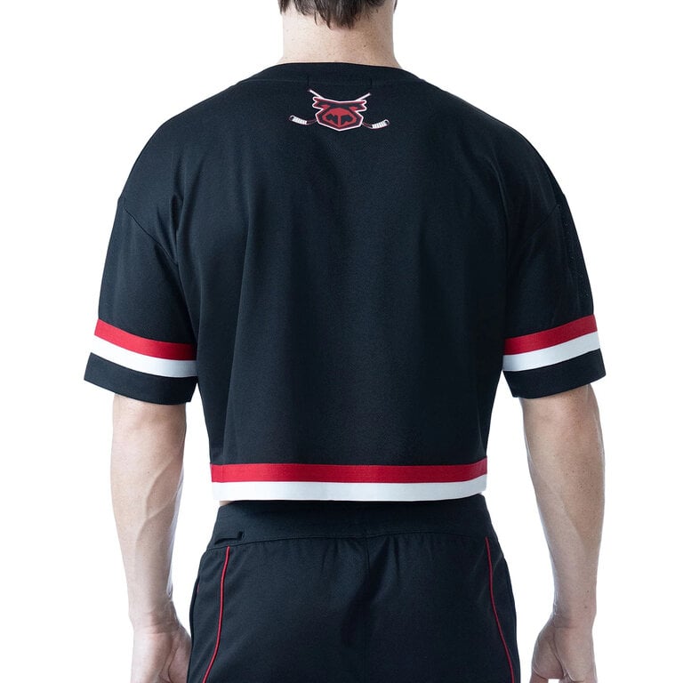 Nasty Pig Nasty Pig Face Off Hockey Jersey - Black/System Red/White