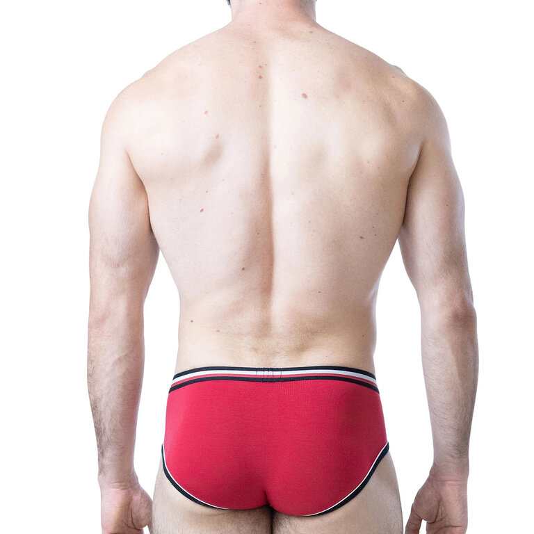 Nasty Pig Nasty Pig Face Off U-Front Brief - System Red/Black/White