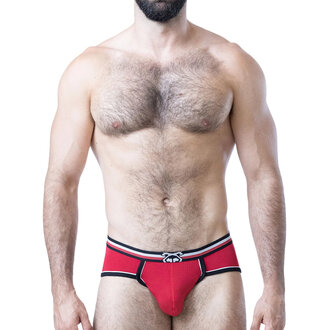 Nasty Pig Nasty Pig Face Off U-Front Brief - System Red/Black/White