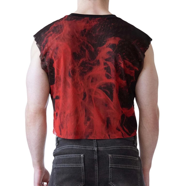 Nasty Pig Nasty Pig Inferno Sleeveless Crop Top - Flame