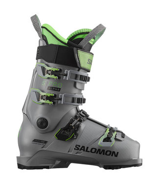 Salomon S/Pro Alpha 120 Steel Grey/Pastel Neon Ski BootsGreen 22/23