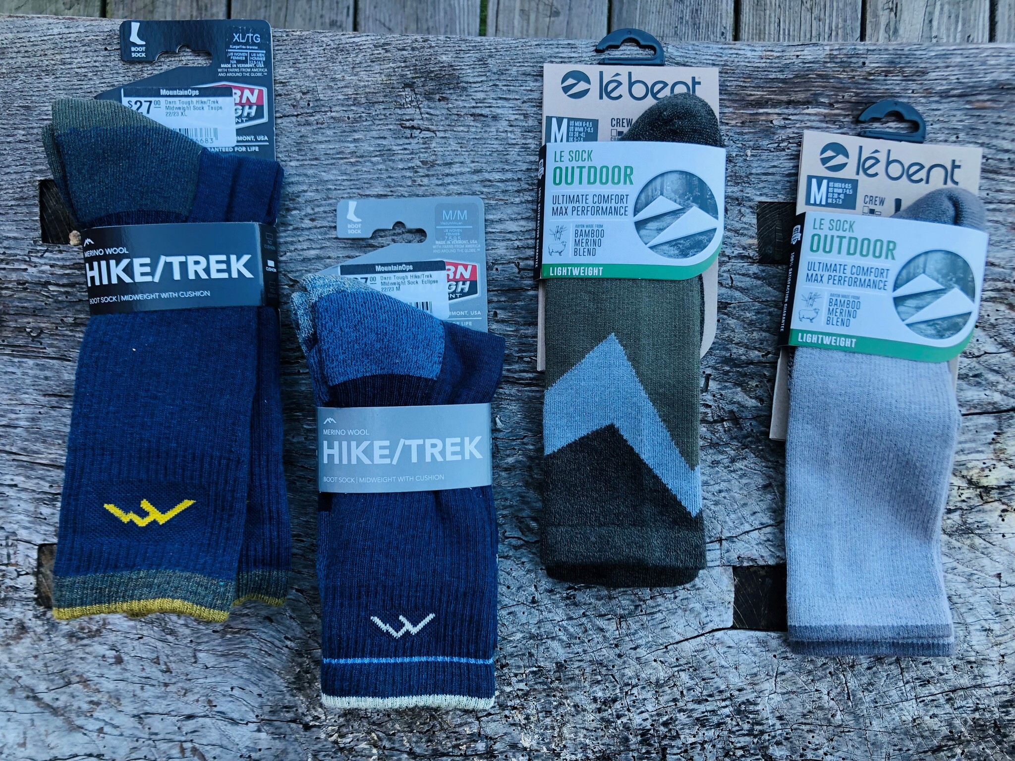 Merino Wool/Silk Hiking Socks