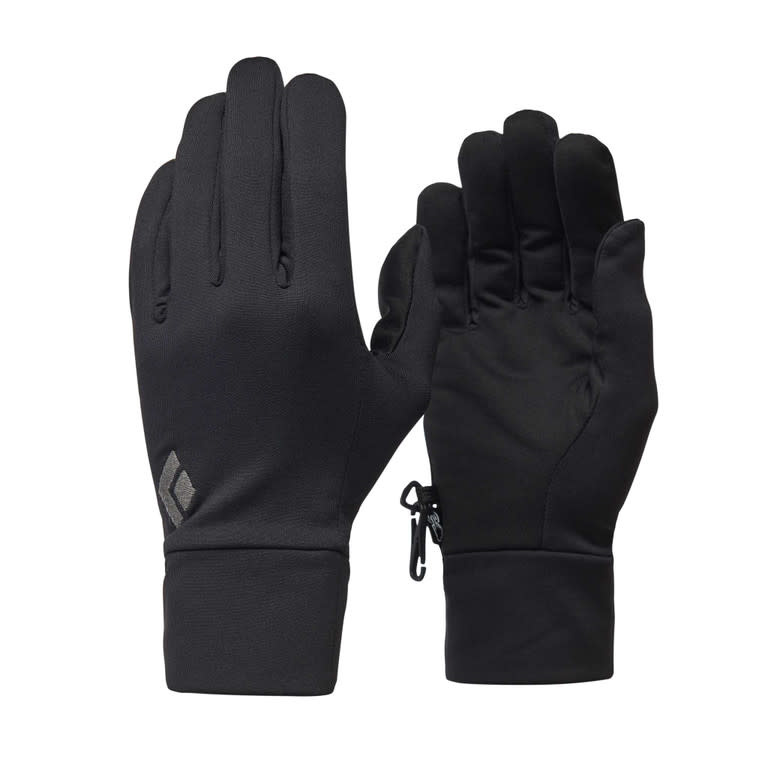 Gants Fins D'escalade Black Diamond Lightweight Screentap Liners - Taille S - Noir