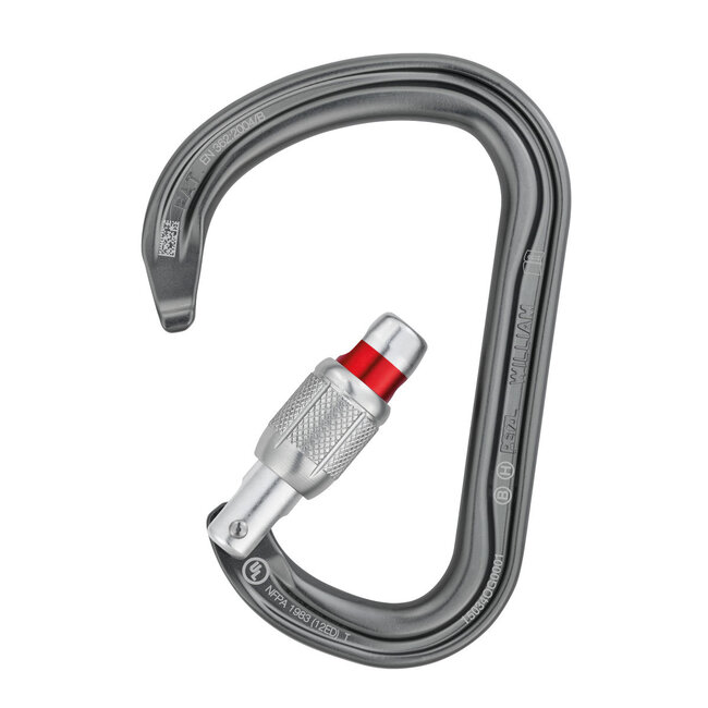 Petzl Willam H-Frame Screw Lock Carabiner