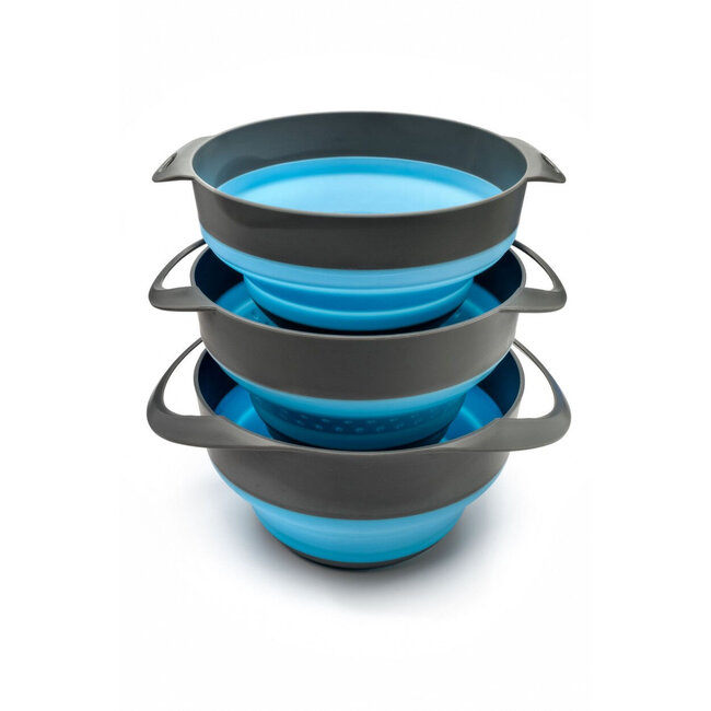 Flat Pack Bowls And Strainer Set