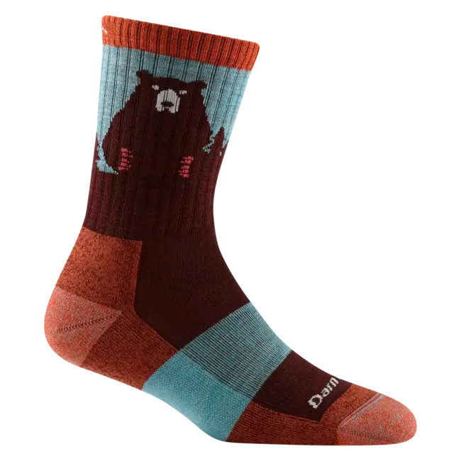 Women's Bear Town Micro Crew Lightweight Hiking Sock