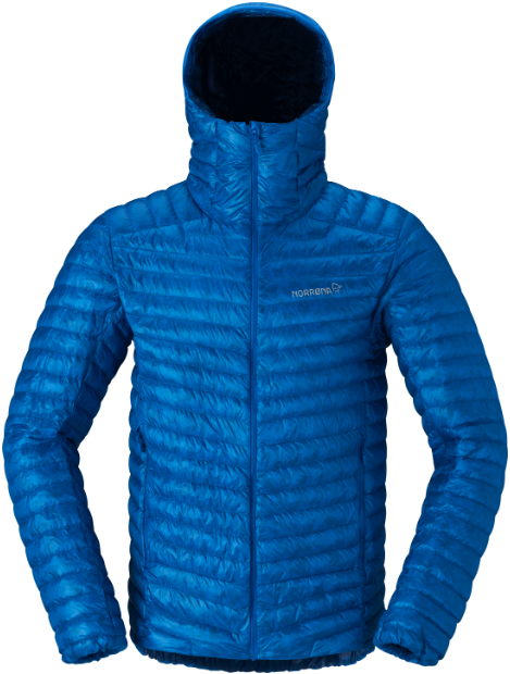 Norrona Men s Trollveggen Down800 Super Light Hood 2025 Skydiver M