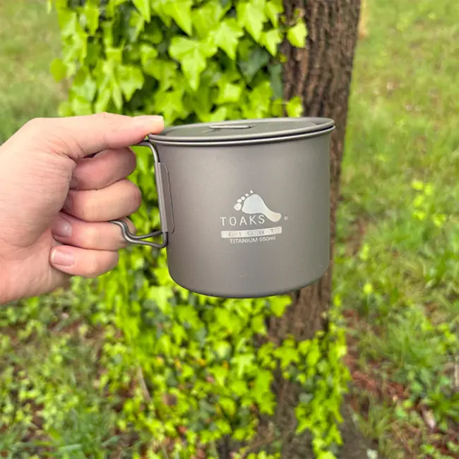 Ultralight Titanium 550ml Pot