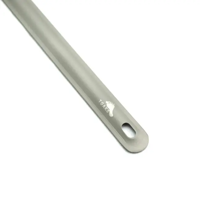 Titanium Long Handle Spork with Polished Bowl