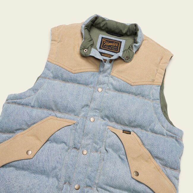 Denim Rounder Vest
