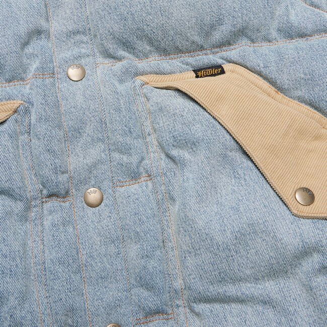 Denim Rounder Vest