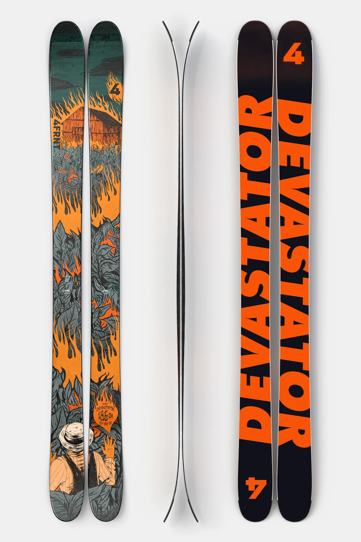 4FRNT Devastator Skis 25/26 - MountainOps Outdoor Gear
