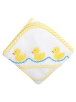 3 Marthas Yellow Duck Hooded Towel Set