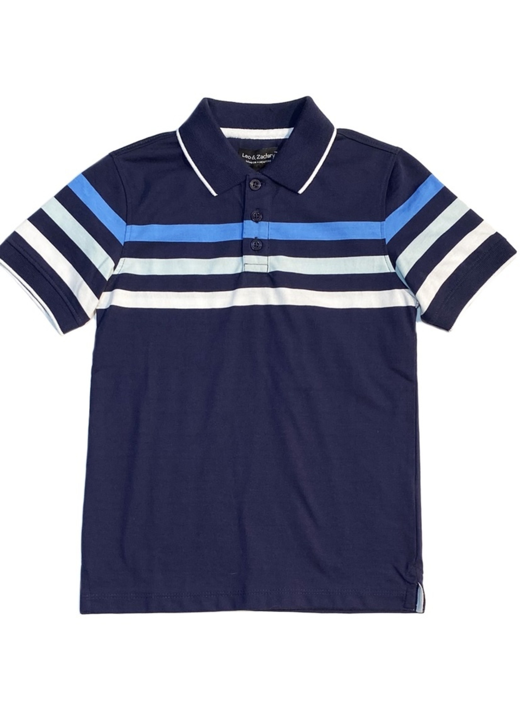 Blue Stripe Polo Shirt