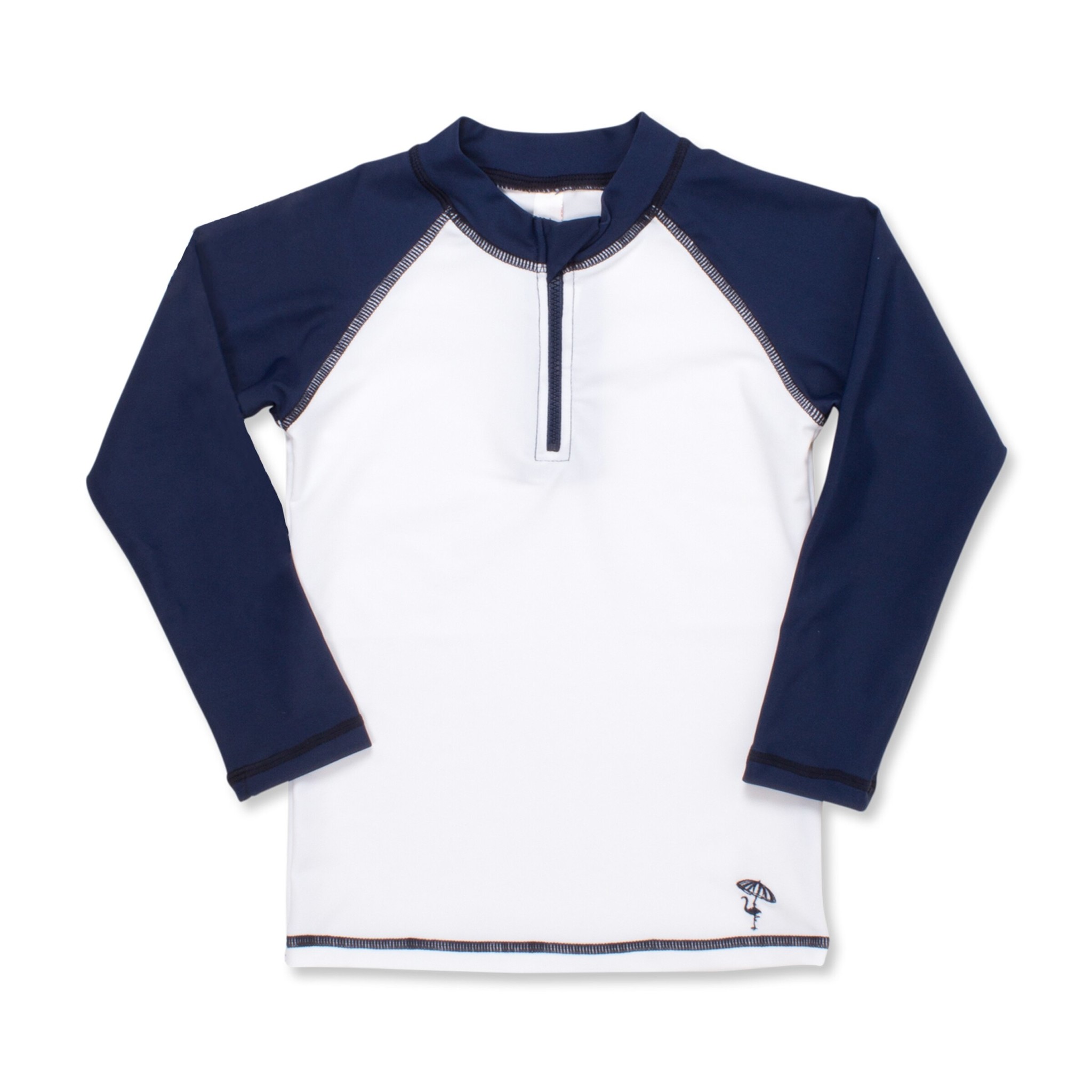 Boy Rashguard Navy/White The Children's Boutique