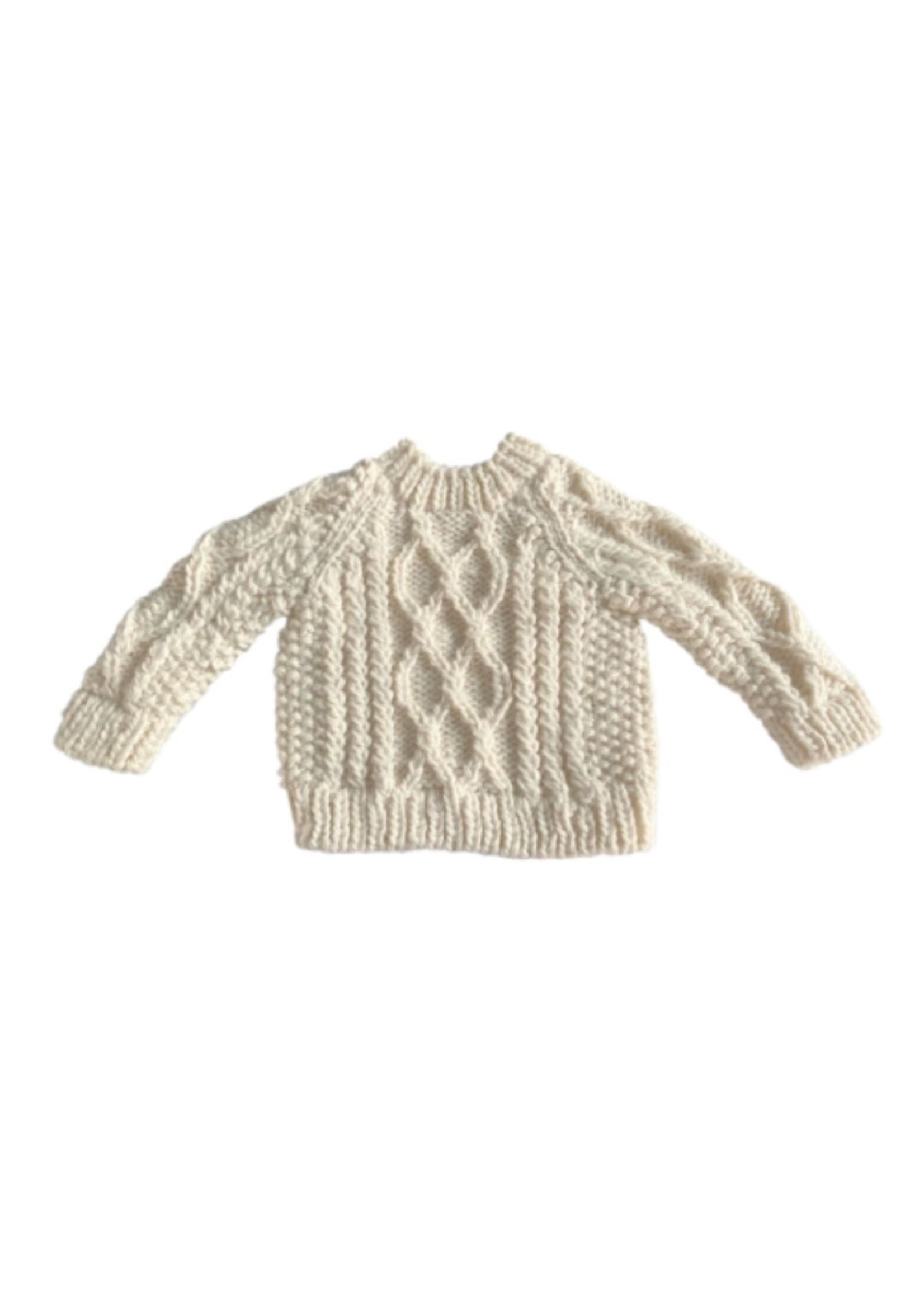 Cream Fisherman Sweater