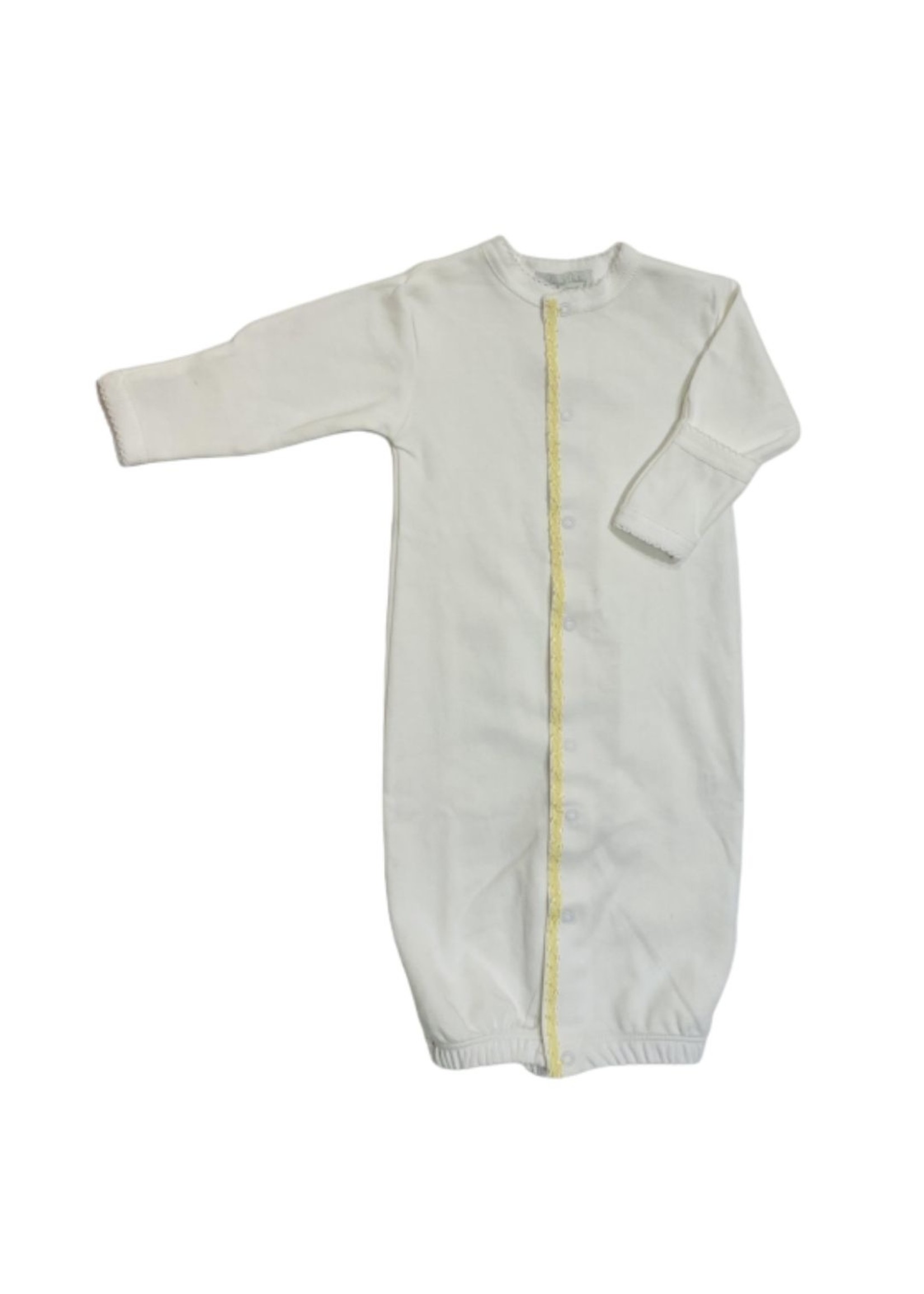 Royal Baby Royal Baby White/Yellow Feather Converter Gown
