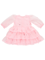 Pink Chicken Organza Fleur Dress Cotton Candy Lane Dress