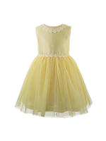 Rachel Riley Rachel Riley Daisy Tulle Yellow Dress