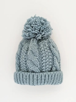 Huggalugs Surf Blue Cable Beanie