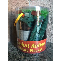 Deluxe Military Playset in Carry Bucket