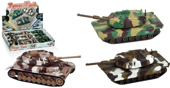 Power Tank Pullback Toy