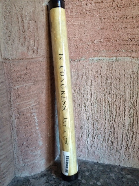 Declaration of Independence Parchment (Tubed)