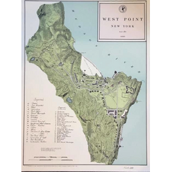 Map of West Point, Circa 1883